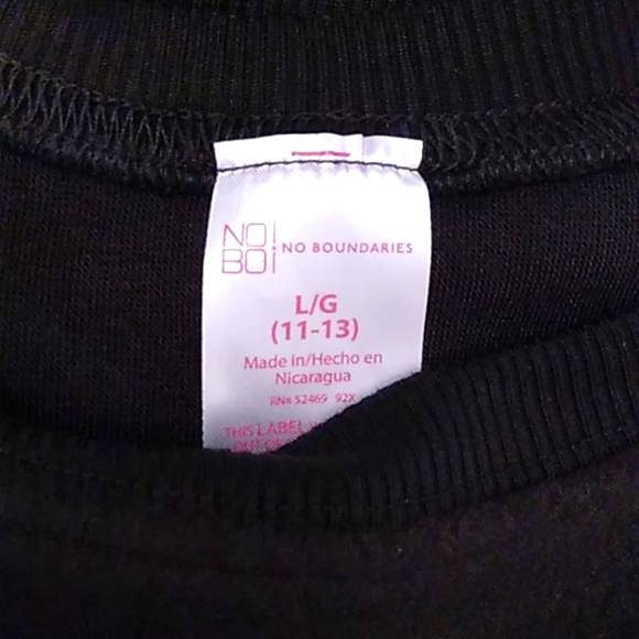 NWT NOBO No Boundaries Juniors Plush Sugar Skull Cozy Sweatshirt - Picture 4 of 8